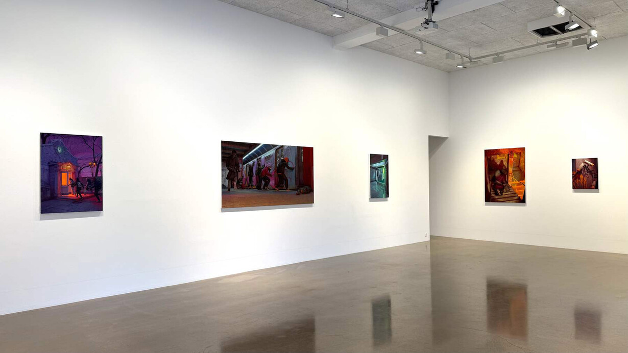 Taylor Schultek, Mischief night, exhibition view. Courtesy of Gallery Poulsen