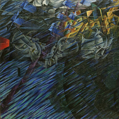 Umberto Boccioni, States of Mind II: Those Who Go