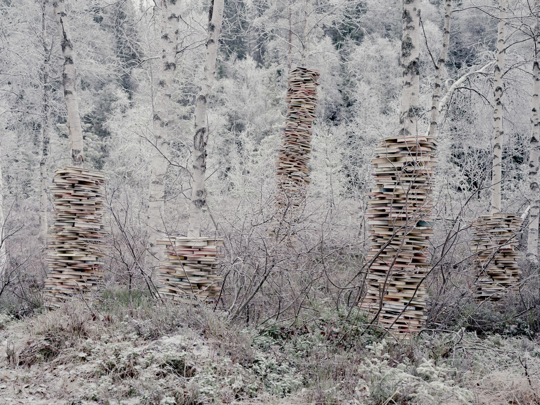 Rune Guneriussen, Columns of Production, 2015, C-print, Edition of 5, 49 x 70 in.