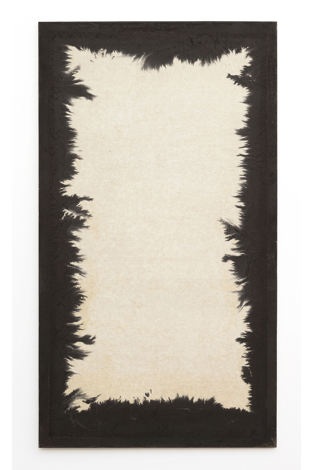 Chung Chang-Sup, "Return 77-O”, 1977, Mixed media on paper, 197 x 110 cm / 77 1/2 x 43 1/4 inches, Courtesy Galerie Perrotin