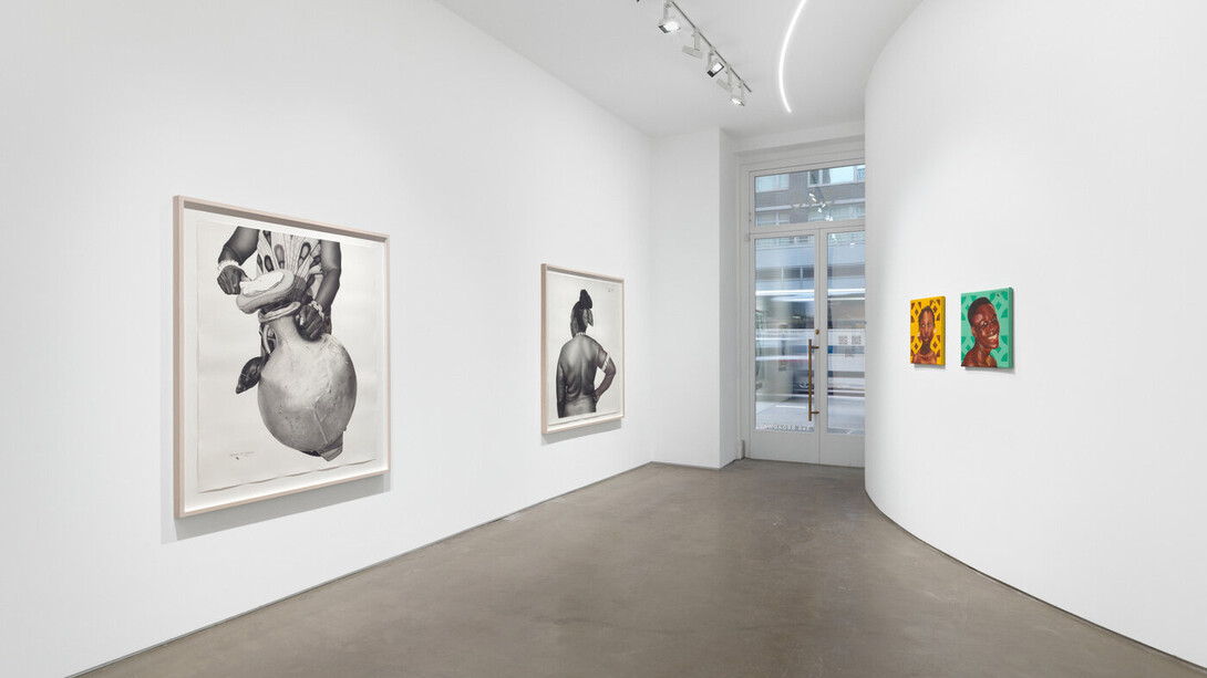 Ifeyinwa Joy Chiamonwu, Manuscripts of tradition, exhibition view. Courtesy of Jack Shainman Gallery