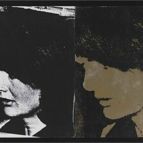 Andy Warhol, Detail of Jackie Frieze, 1964. Collection Museum of Contemporary Art Chicago, partial and promised gift of Beatrice Cummings Mayer