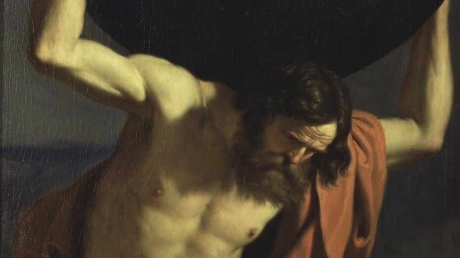 Giovanni Francesco Barbieri (Guercino)
Atlante (1645-1646).
Musei Civici Fiorentini - Museo Stefano
Bardini.