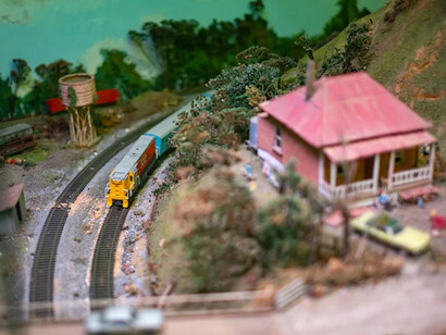 Tereina iti. Model railway, exhibition view. Courtesy of MOTAT