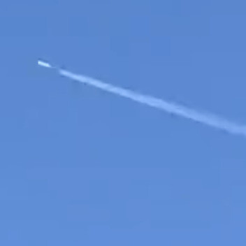 Jet over Myrtle Beach, South Carolina, February 4, 2023