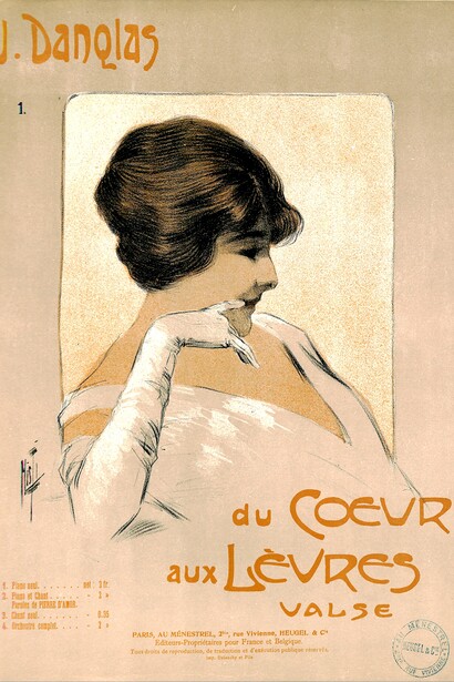 Jeanne Danglas, compositrice di molte opere tra cui "l'Amour s'éveille: Valse"