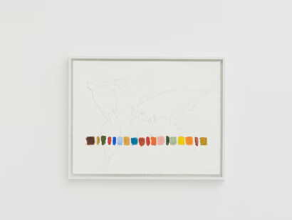 Franck Scurti, Grids of life, exhibition view. Courtesy of Meessen