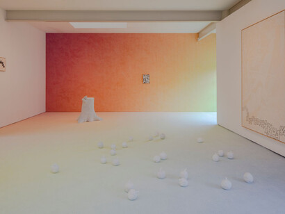 Claudia Comte, Lost in the forest, exhibition view. Courtesy of OMR Gallery