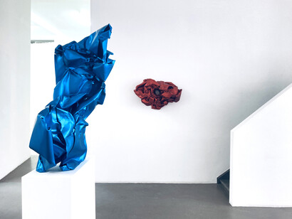 Hans Kupelwieser and Rudolf Polanszky, exhibition view. Courtesy of Galerie Mezzanin