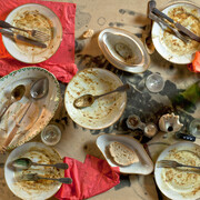 Daniel Spoerri, Sevilla serie nr. 16, 1991. Courtesy of MOCAK 