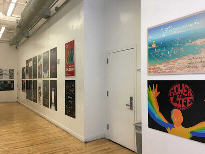 SVA Computer Art: Senior Thesis Projects, exhibition view. Courtesy of School of Visual Arts