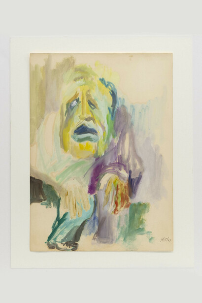 Vivian Browne, Little Men #99, 1967. Courtesy of RYAN LEE Gallery, New York and Adobe Krow Archives, Los Angeles.