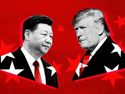 Xi Jinping and Donald Trump