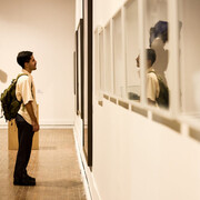 Various artists, FAAP in the MAM collection: the formation of the artist, exhibition view. Courtesy of Museu de Arte Moderna