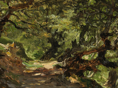 Carlos de Haes- Bosque de hayas (Alsasua)