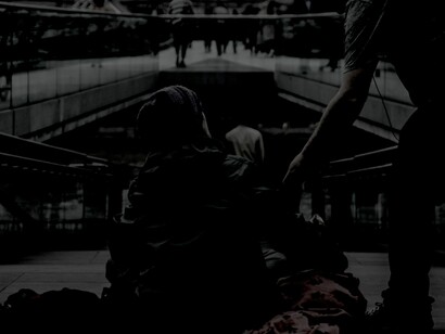 Un «sin techo» en Londres