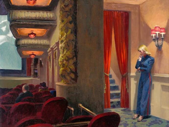  Edward Hopper - "New York Movie"