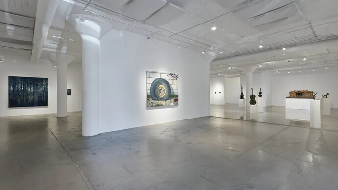 Al Farrow, It's not dark yet, exhibition view. Courtesy of Catharine Clark Gallery