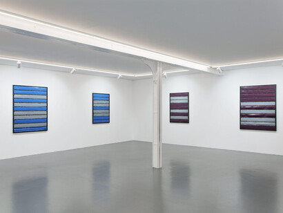 Kevin Rouillard, Crafted lines: echoes and assemblage, vue d'exposition. Avec l'aimable autorisation de la Galerie Xippas