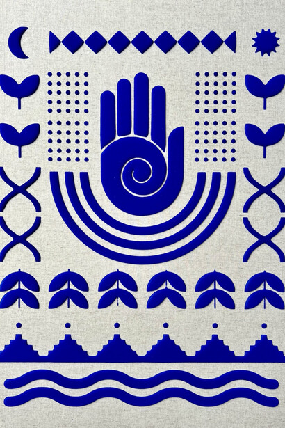 Christian Abusaid, La mano, 2025. Courtesy of PDX Contemporary Art