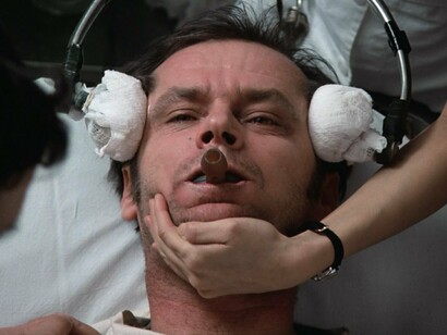 Jack Nicholson in One Flew over the Cuckoo's Nest, still