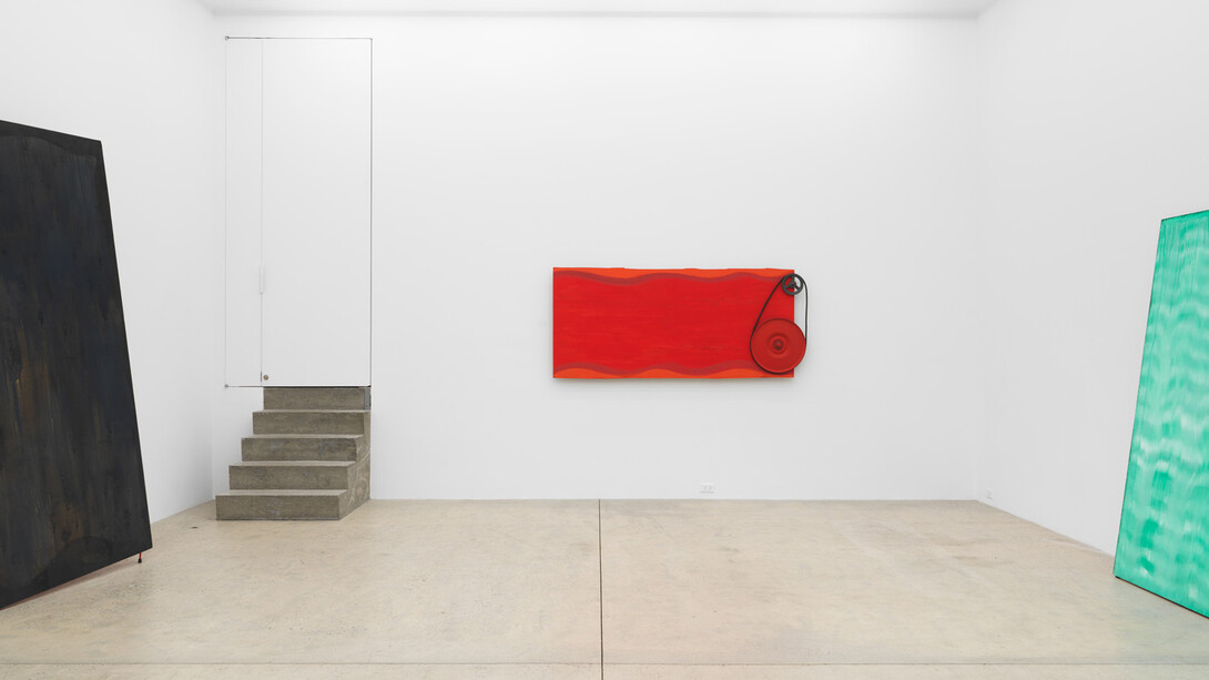 Moira Dryer, Perpetual painting, exhibition view. Courtesy of Magenta Plains