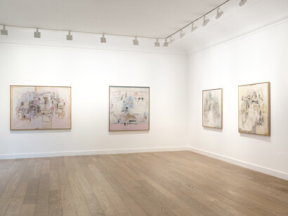 Sarah Grilo, Paris ↔ Madrid, vue de l'exposition. Avec l'aimable autorisation de la Galerie Lelong