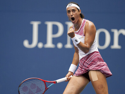 Caroline Garcia. Un abandon à Miami en mars à cause d’une blessure au pied l’avait contrainte à subir une opération. © Photo Sipa/Julia Nikhison
