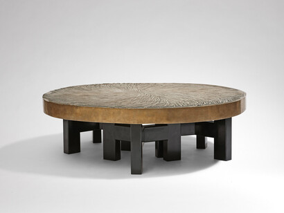 Galerie Gastou : Table «Copeaux» Ado Chale