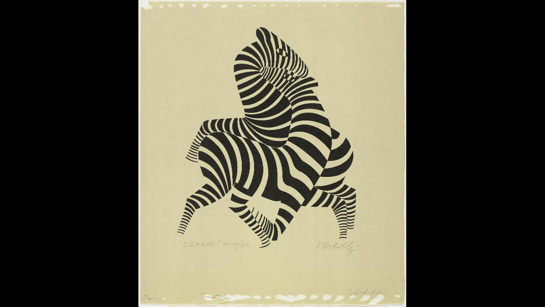 Vasarely. Courtesy of Centre Pompidou