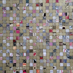 Hilary Ellis, Sampler, 2015 (detail)