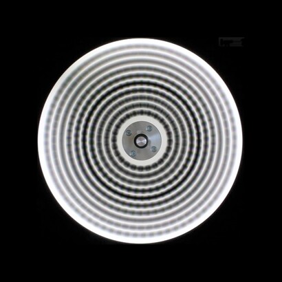 Gruppo  MID, Quadro strobo, 1965, manual movement with fluorescent light, 48 × 48 × 8 cm.
Photo Antonio Barrese
Courtesy Studio Fidi S.r.l. Milan
