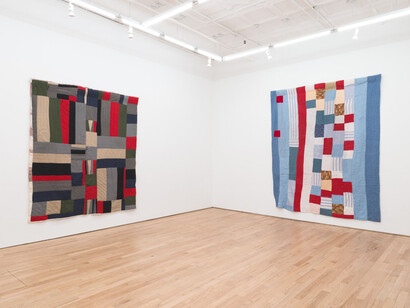 Various artists, My way. Gee's bend today, exhibition view. Courtesy of Nicelle Beauchene Gallery