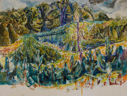Rosemary Kilbourn (Canadian b. 1931)
untitled    c. 1970s

gouache on paper , Courtesy of the artist