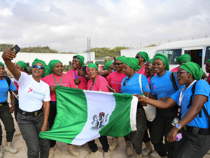 2018 Las mujeres de las fuerzs de paz de la Unión Africana en Somalia (AMISOM)