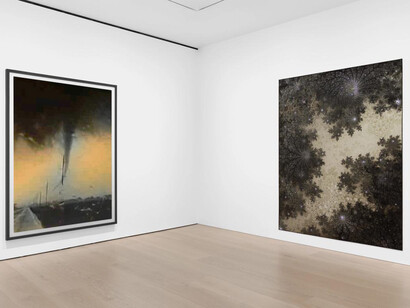 Thomas Ruff, Expériences lumineuses, exhibition view. Courtesy of David Zwirner Gallery