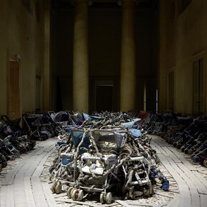 Nari Ward, Amazing Grace, 1993, installation view