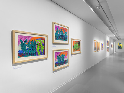 Lubomír Typlt, I came back, though we did not miss each other, exhibition view. Courtesy of Danubiana