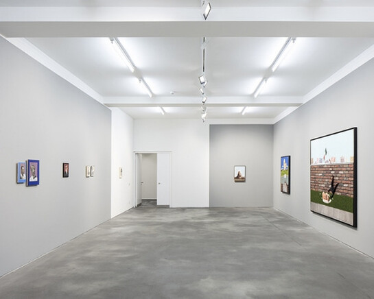 Llyn Foulkes, Exhibition view. Courtesy of Sprüth Magers