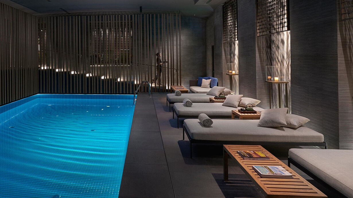 Area relax e piscina, Mandarin Oriental Hotel, Milano