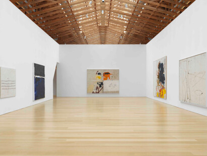 Joe Bradley, Oscar Tuazon, Michael Williams. Courtesy of Brant Foundation