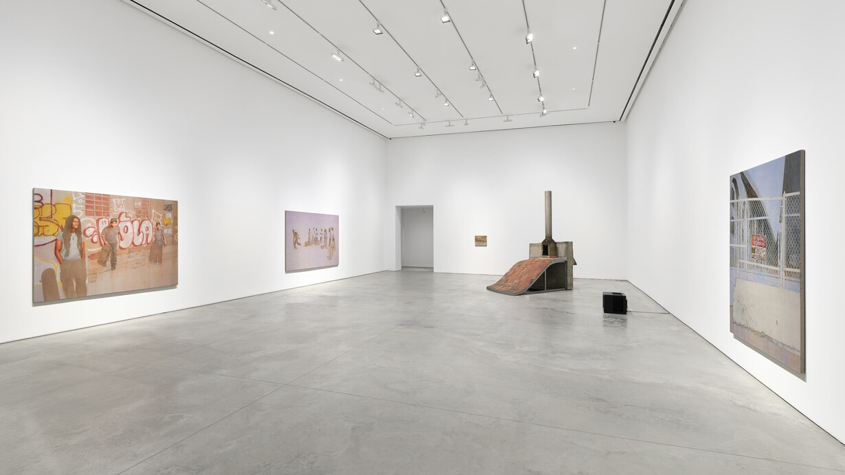 Esteban Jefferson, Brooklyn banks, exhibition view. Courtesy of 303 Gallery