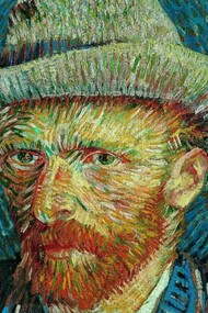 «Autorretrato con sombrero de fieltro gris» (1888), Vincent van Gogh