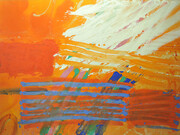 Albert Irvin, Pegasus, 1982, acrylic on canvas, 84 x 120 in/213.4 x 304.8 cm