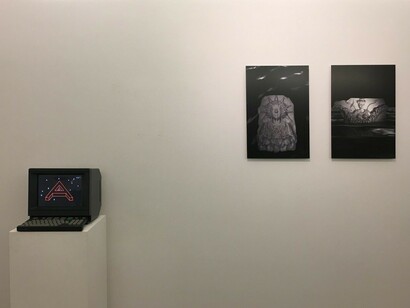 Archeonautes, Exhibition view. Courtesy of Galerie Charlot