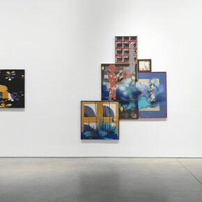 Sanford Biggers, Exhibition view. Courtesy of Marianne Boesky Gallery