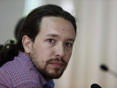 Pablo Iglesias en un acto de Podemos