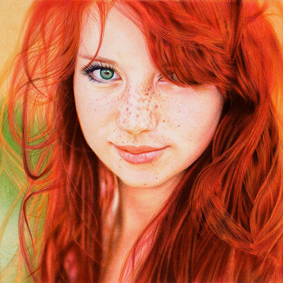 Samuel Silva, *Red Head Girl*  
