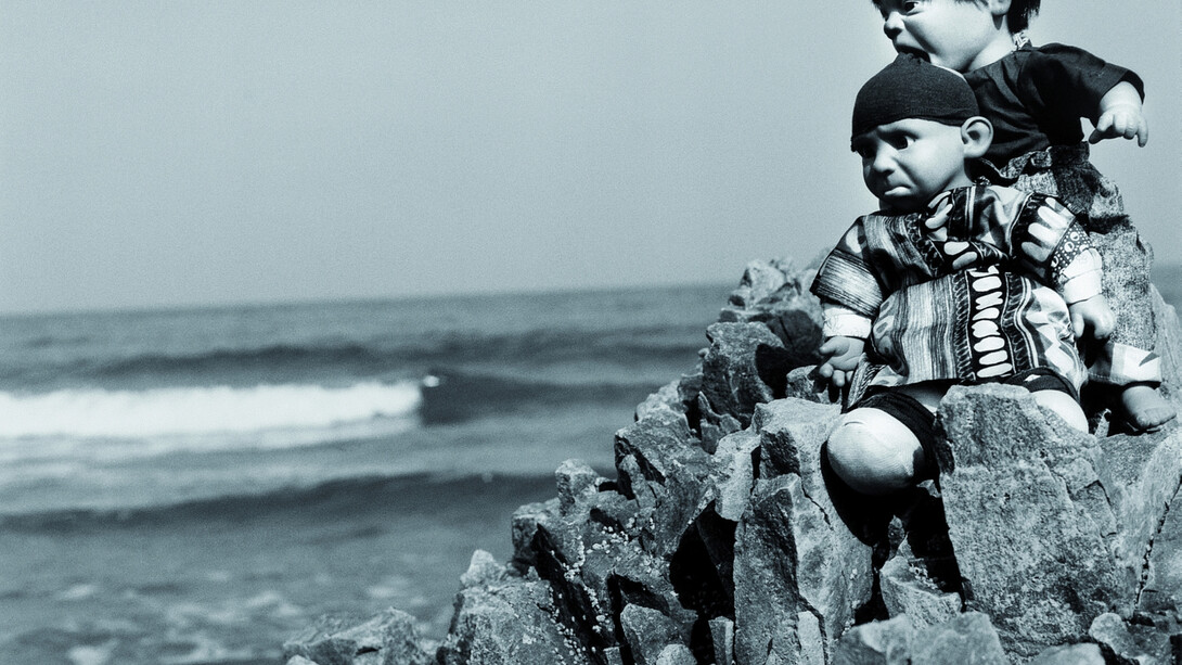 Liu Xia, Untitled Photograph from the “Ugly babies” series, 1996-1999 © Liu Xia, courtesy of Guy Sorman
