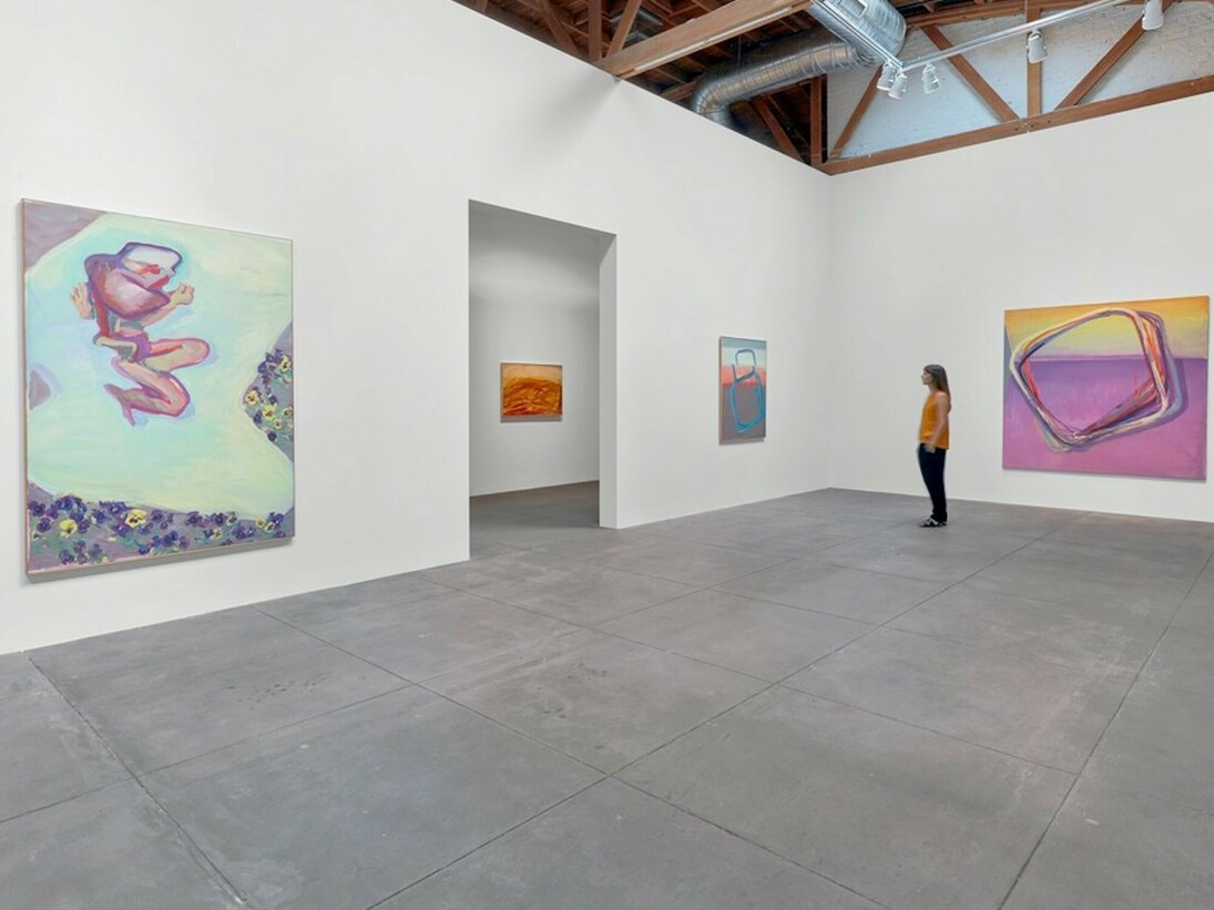 Maria Lassnig. A Painting Survey, 1950 – 2007, Exhibition view. Courtesy of Hauser & Wirth